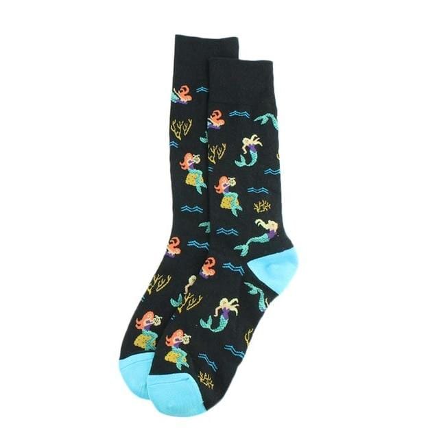 Creative Food Animal Socks Combed Cotton Funny Socks Men Novelty Design Plane Dinosaur Crew Skateboard Socks Calcetines Hombre