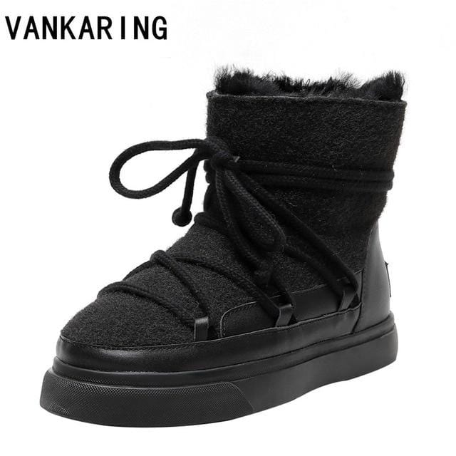 women boots warm fur ankle boots for women snow boots women shoes fashion boots female outdoor casual shoes women flats booties