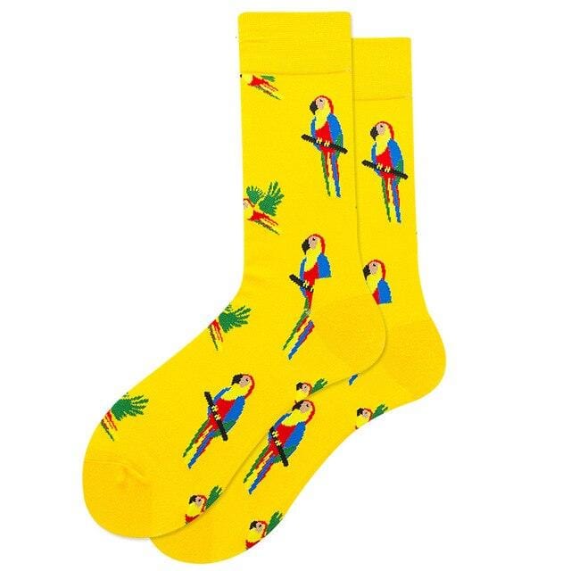 Autumn Winter Unisex warm Cotton Long cycling Socks women's Hip hop Funny happy men socks with print for Christmas sports socks