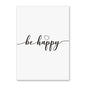 Inspirational Life Quote Prints Posters Be Happy Letters Canvas Painting Modern Wall Pictures For Living Room Bedroom Home Decor
