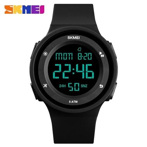 SKMEI Women's Outdoor Sports Electronic Watches Luxury Ladies Wristwatch LED Digital 50m Waterproof Clock Watch Relogio Feminino