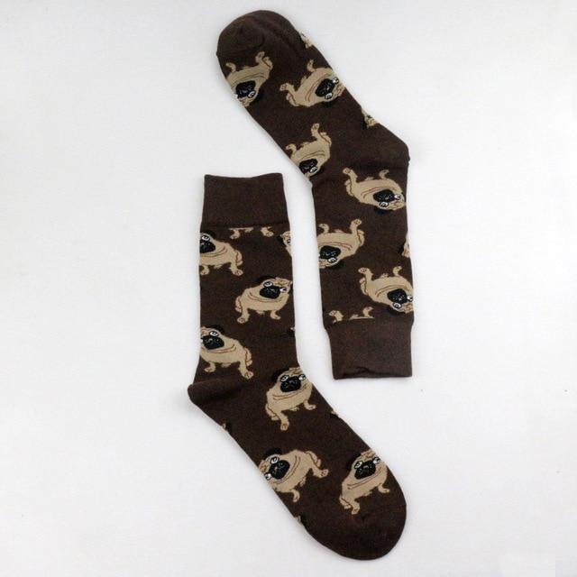 Funky Dog, Haustier, Mops, Shiba Inu, Beagle, Bulldogge Socken Neuheit Strumpfwaren Damen Damen Socken Herren Unisex Winter Baumwolle Happy Socks weiblich