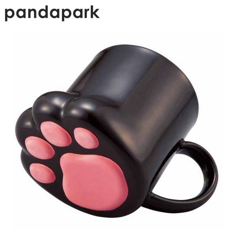 Pandapark Nette Kreative Katze Pfoten Keramik Persönlichkeit Milch Becher Büro Kaffee Becher Frühstück Tassen Geschenk Für Kinder PPX016