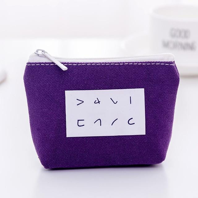 Mini Sanitary Napkin Bag Canvas Coin Purse Credit Card Holder Sanitary Pad Pouch Cosmetics Organizer Storage Bags Women Wallets