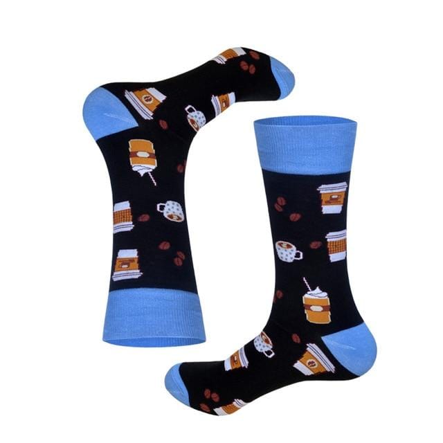 Lionzone 2019 Neu Männer Socken Baumwolle Casual Persönlichkeit Design Hip Hop Streetwear Glücklich Socken Geschenke für Männer Marke Qualität