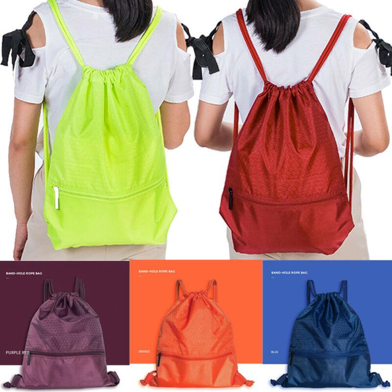 2020 New Honeycomb Drawstring Bag Cinch Sack Backpack String Drawstring Backpack Gym Bag Tote School Sport Travel Drawstring Bag