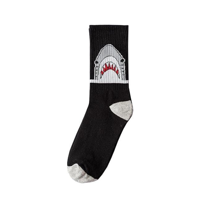 Kreative hochwertige Mode für Männer Hip Hop Baumwolle Unisex Harajukumen's Happy Socks Lustige Skate-Socken