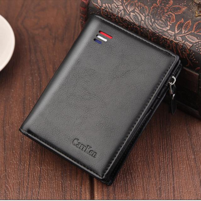 Baellerry short Men wallets fashion new card purse Multifunction organ leather wallet for male zipper wallet with coin pocket