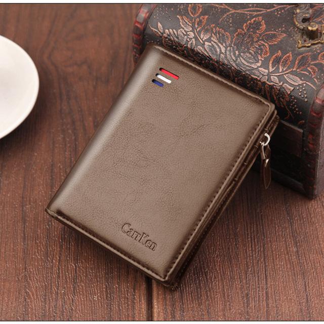 Baellerry short Men wallets fashion new card purse Multifunction organ leather wallet for male zipper wallet with coin pocket