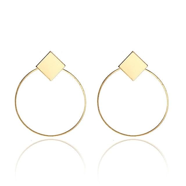 Fashion Statement Earrings 2019 Big Geometric earrings For Women Hanging Dangle Earrings Drop Earing modern Jewelry