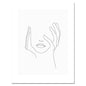 Sketch Wall Art Line Drawing Print Minimalist Simple Fashion Canvas Poster Black White Painting Love Quote Wall Picture Decor