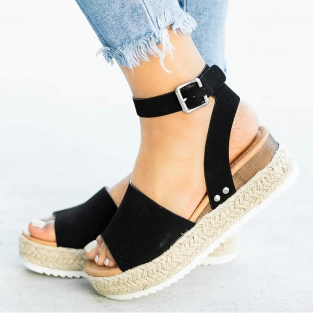 Women Sandals Plus Size Wedges Shoes For Women High Heels Sandals Summer Shoes 2019 Flip Flop Chaussures Femme Platform Sandals-Women Shoes-Ultrabasic