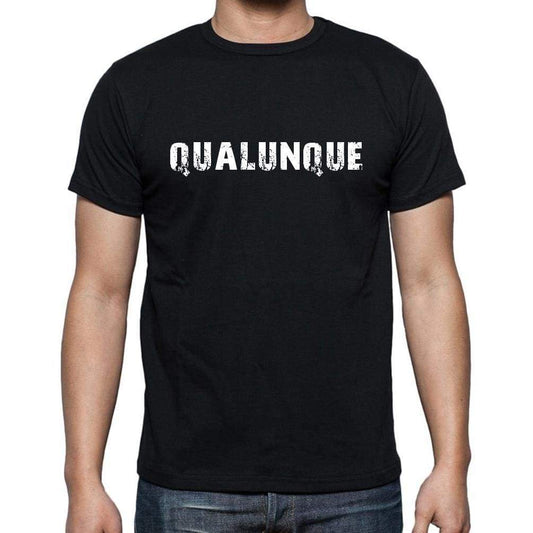 Qualunque Mens Short Sleeve Round Neck T-Shirt 00017 - Casual
