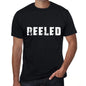 Reeled Mens Vintage T Shirt Black Birthday Gift 00554 - Black / Xs - Casual
