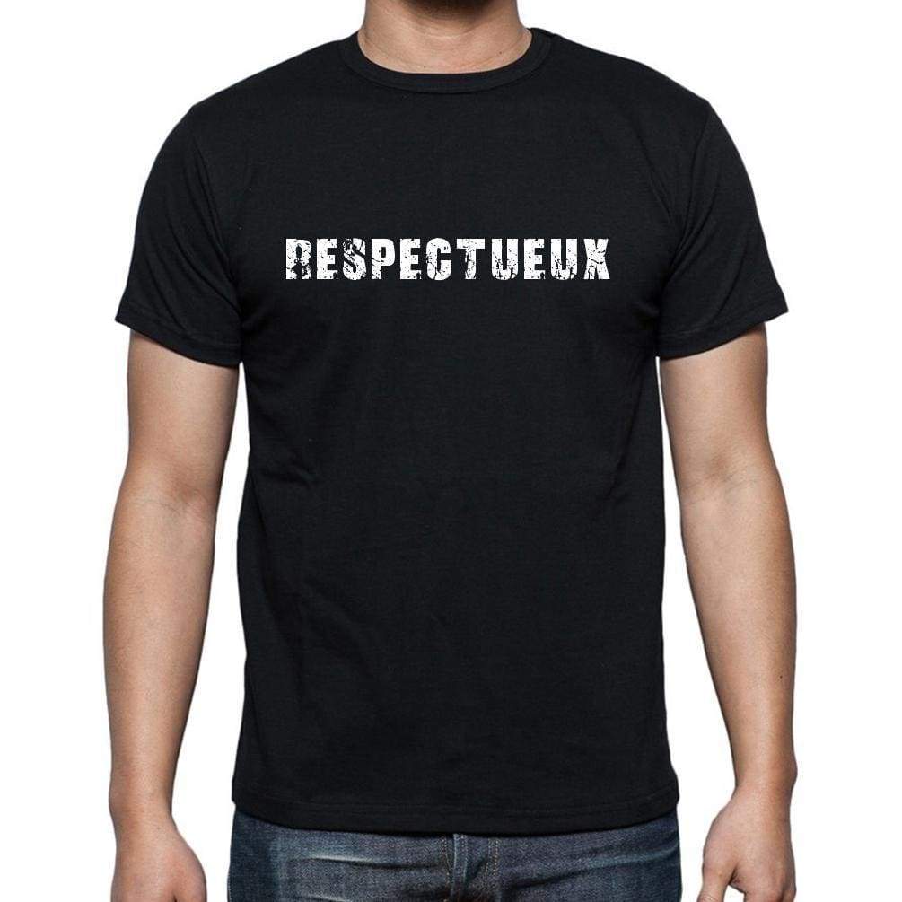 Respectueux French Dictionary Mens Short Sleeve Round Neck T-Shirt 00009 - Casual