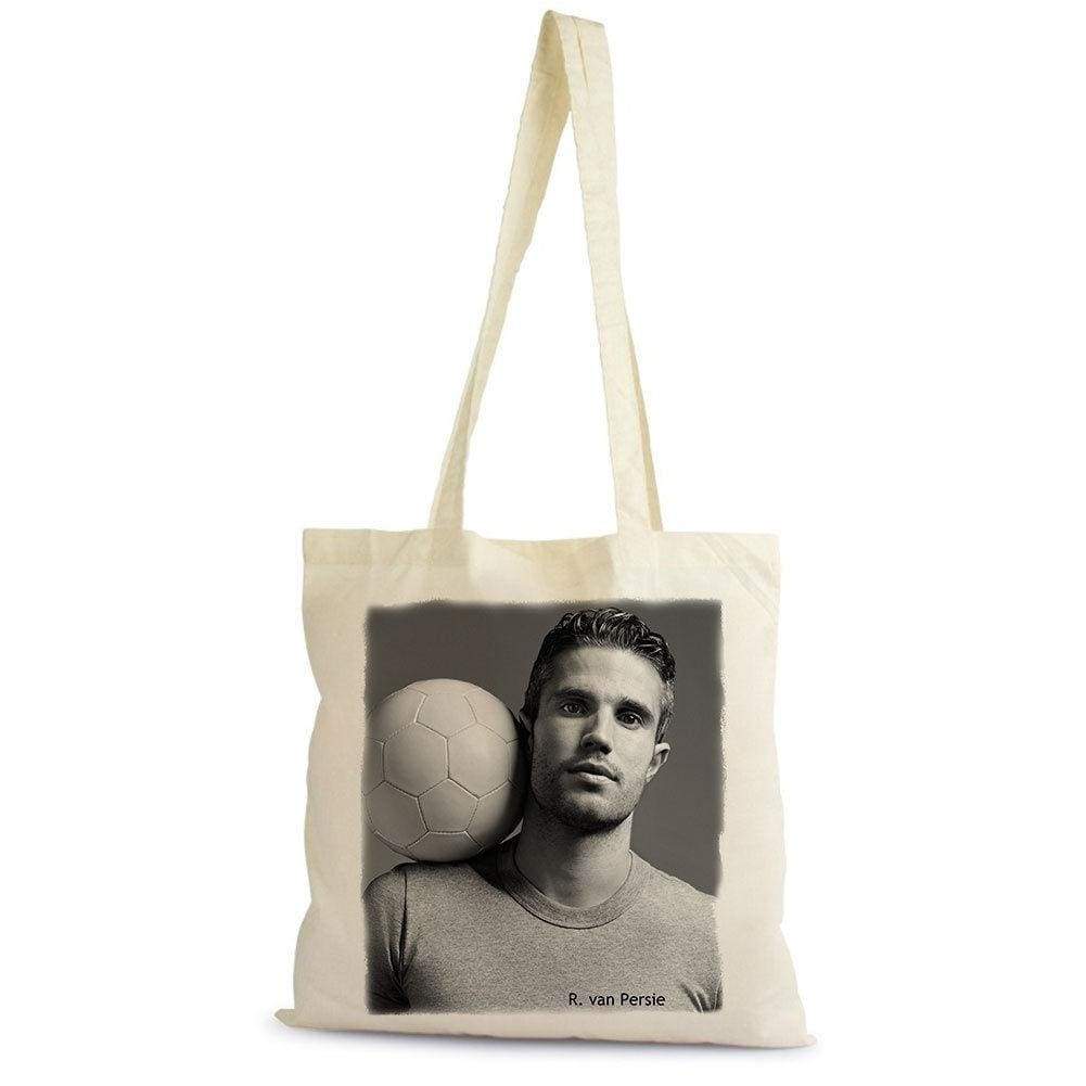 Robin Van Persie Tote Bag Shopping Natural Cotton Gift Beige 00272 - Beige - Tote Bag