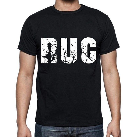 Ruc Men T Shirts Short Sleeve T Shirts Men Tee Shirts For Men Cotton Black 3 Letters - Casual