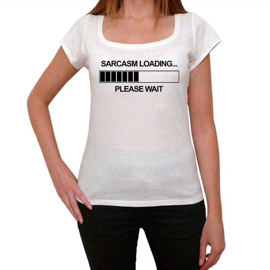 Sarcasm Loading Funny Womens T-Shirt 00198