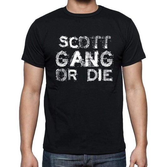 Scott Family Gang Tshirt Mens Tshirt Black Tshirt Gift T-Shirt 00033 - Black / S - Casual