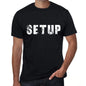 Setup Mens Retro T Shirt Black Birthday Gift 00553 - Black / Xs - Casual