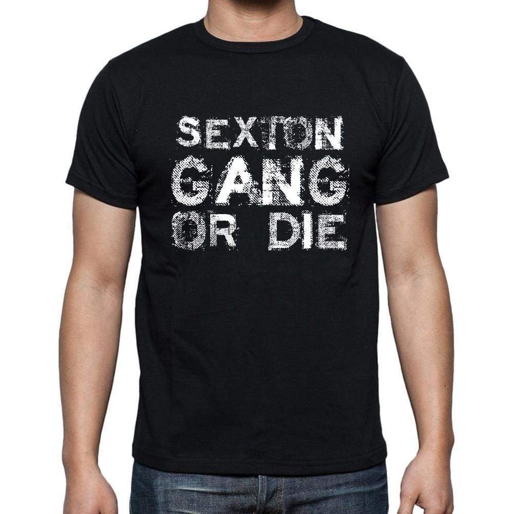 Sexton Family Gang Tshirt Mens Tshirt Black Tshirt Gift T-Shirt 00033 - Black / S - Casual