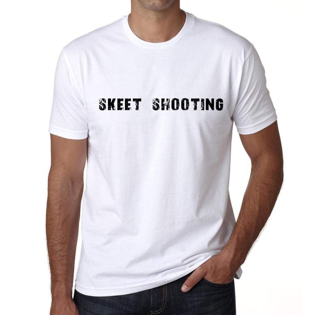 Skeet Shooting Mens T Shirt White Birthday Gift 00552 - White / Xs - Casual