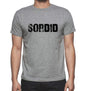 Sordid Grey Mens Short Sleeve Round Neck T-Shirt 00018 - Grey / S - Casual