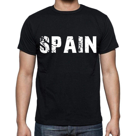 Spain T-Shirt For Men Short Sleeve Round Neck Black T Shirt For Men - T-Shirt