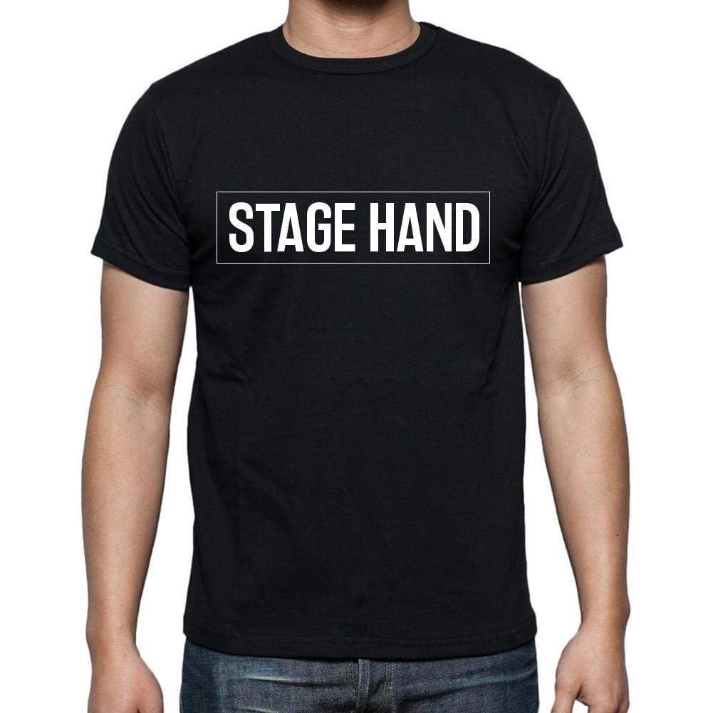 Stage Hand T Shirt Mens T-Shirt Occupation S Size Black Cotton - T-Shirt