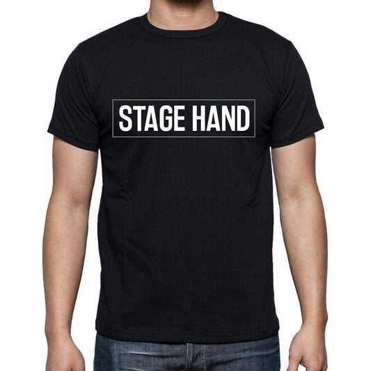 Stage Hand T Shirt Mens T-Shirt Occupation S Size Black Cotton - T-Shirt