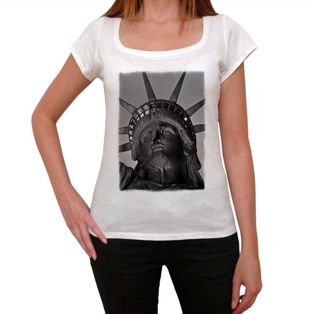 Statue Of Liberty 1 Womens Short Sleeve Round Neck T-Shirt 00111