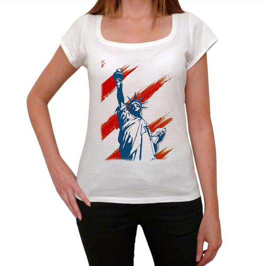 Statue Of Liberty 2 Womens Short Sleeve Round Neck T-Shirt 00111