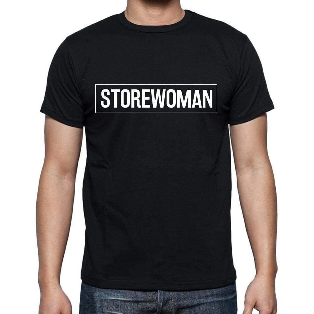 Storewoman T Shirt Mens T-Shirt Occupation S Size Black Cotton - T-Shirt