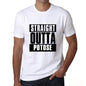 Straight Outta Potose Mens Short Sleeve Round Neck T-Shirt 00027 - White / S - Casual