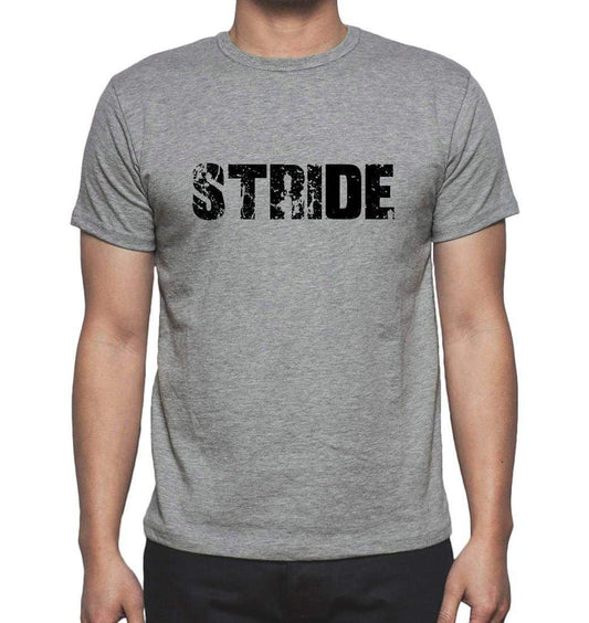 Stride Grey Mens Short Sleeve Round Neck T-Shirt 00018 - Grey / S - Casual