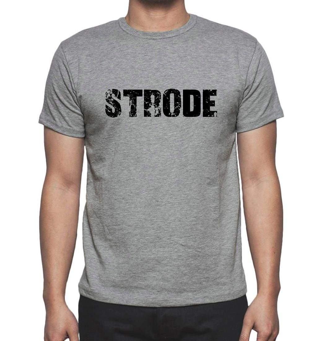 Strode Grey Mens Short Sleeve Round Neck T-Shirt 00018 - Grey / S - Casual