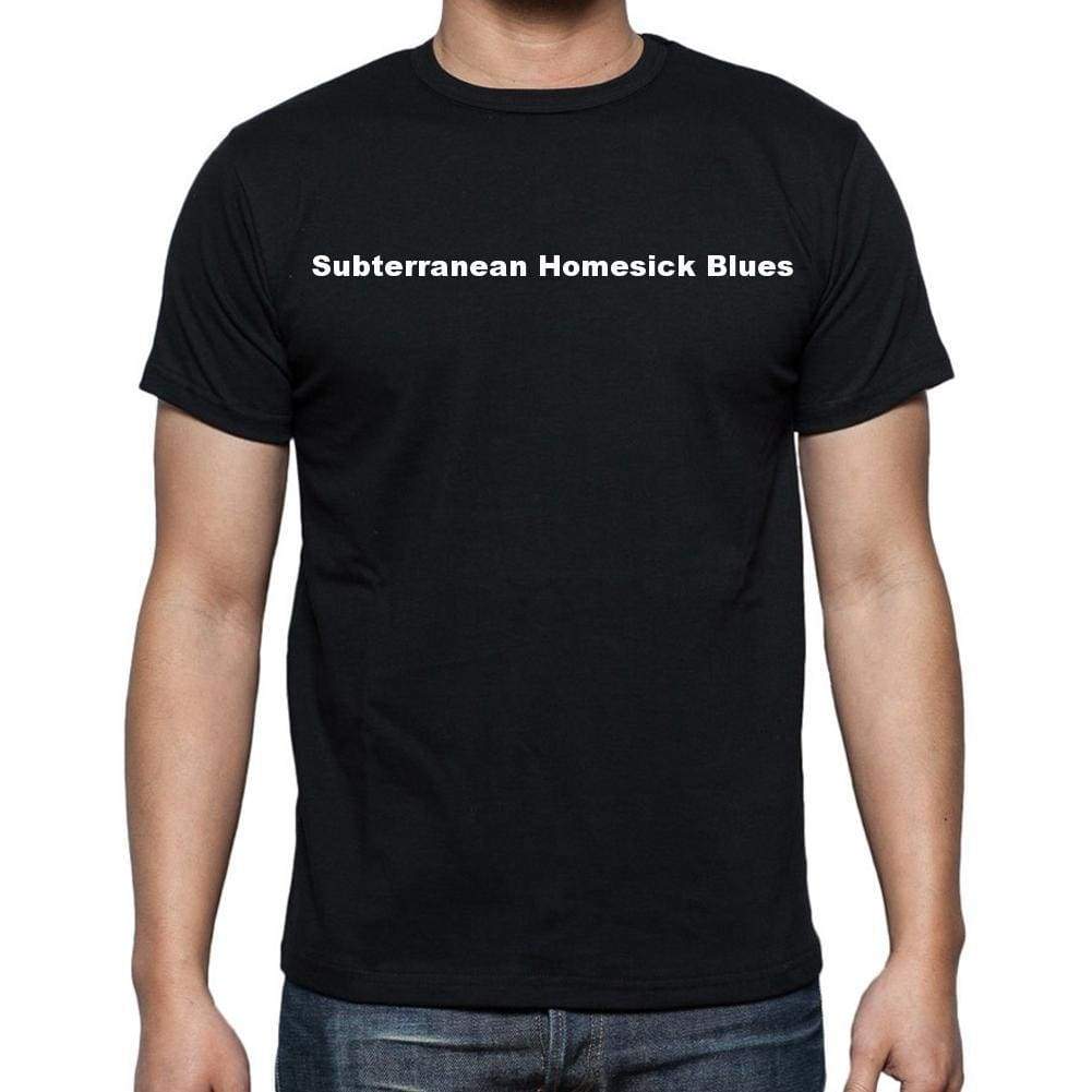 Subterranean Homesick Blues Mens Short Sleeve Round Neck T-Shirt - Casual