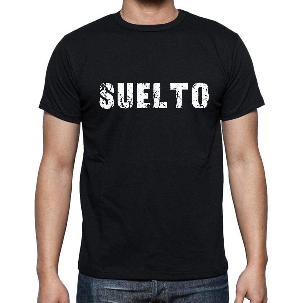 Suelto Mens Short Sleeve Round Neck T-Shirt - Casual