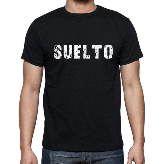 Suelto Mens Short Sleeve Round Neck T-Shirt - Casual