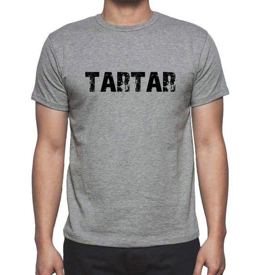 Tartar Grey Mens Short Sleeve Round Neck T-Shirt 00018 - Grey / S - Casual