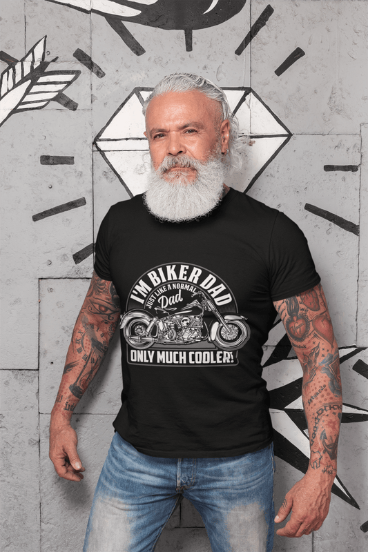 ULTRABASIC Men's T-Shirt I'm Biker Dad Only Much Cooler Father's Day Vintage Casual Gift