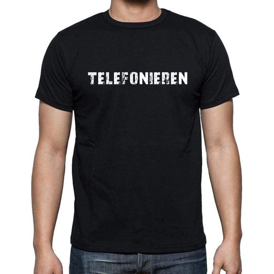 Telefonieren Mens Short Sleeve Round Neck T-Shirt - Casual