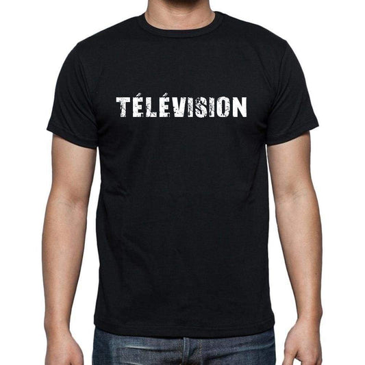 Télévision French Dictionary Mens Short Sleeve Round Neck T-Shirt 00009 - Casual