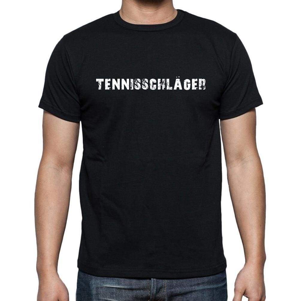 Tennisschl¤Ger Mens Short Sleeve Round Neck T-Shirt - Casual