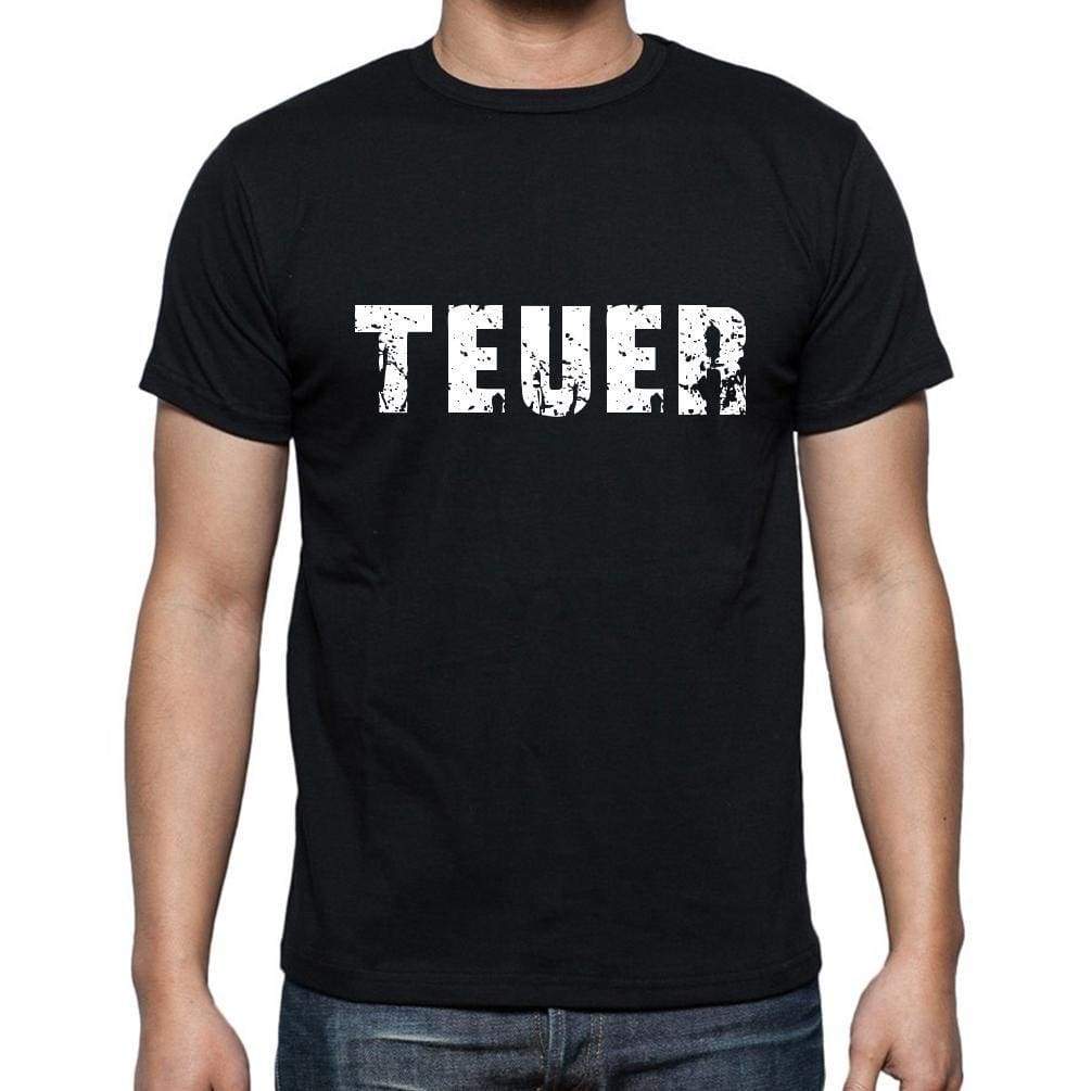 Teuer Mens Short Sleeve Round Neck T-Shirt - Casual