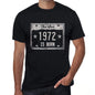 The Star 1972 Is Born Mens T-Shirt Black Birthday Gift 00452 - Black / Xs - Casual