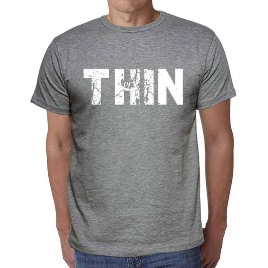 Thin Mens Short Sleeve Round Neck T-Shirt 00039 - Casual
