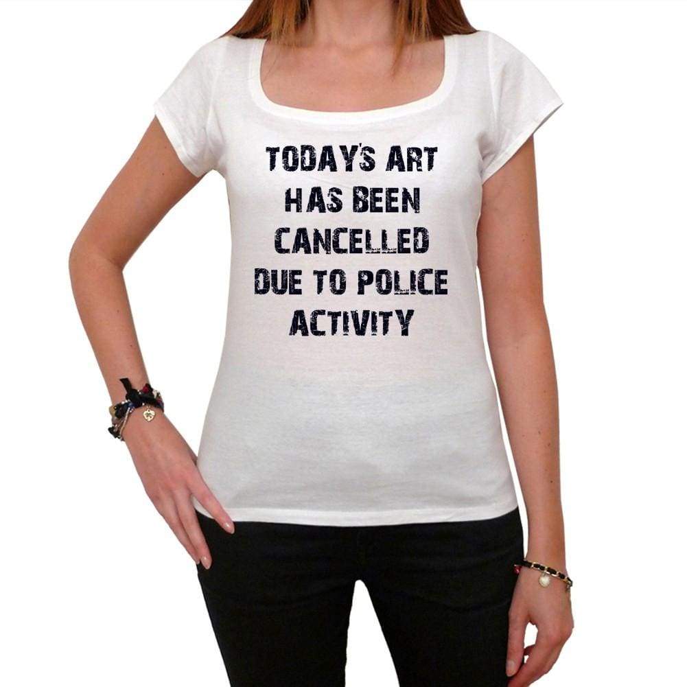 Todays Art Tshirt White Womens T-Shirt 00163