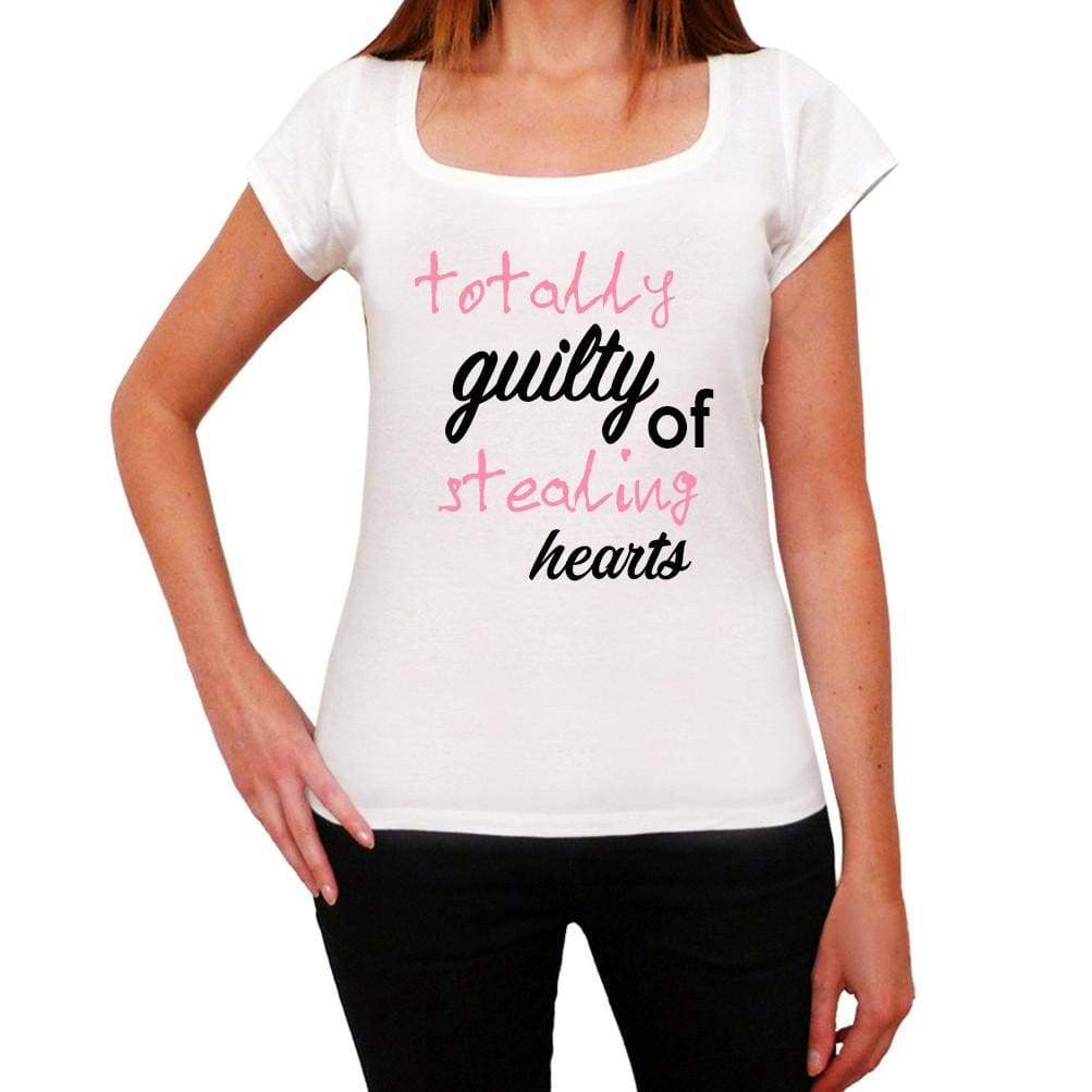 Totally Guilty Of Stealing Hearts Womens Short Sleeve T-Shirt - Shirts