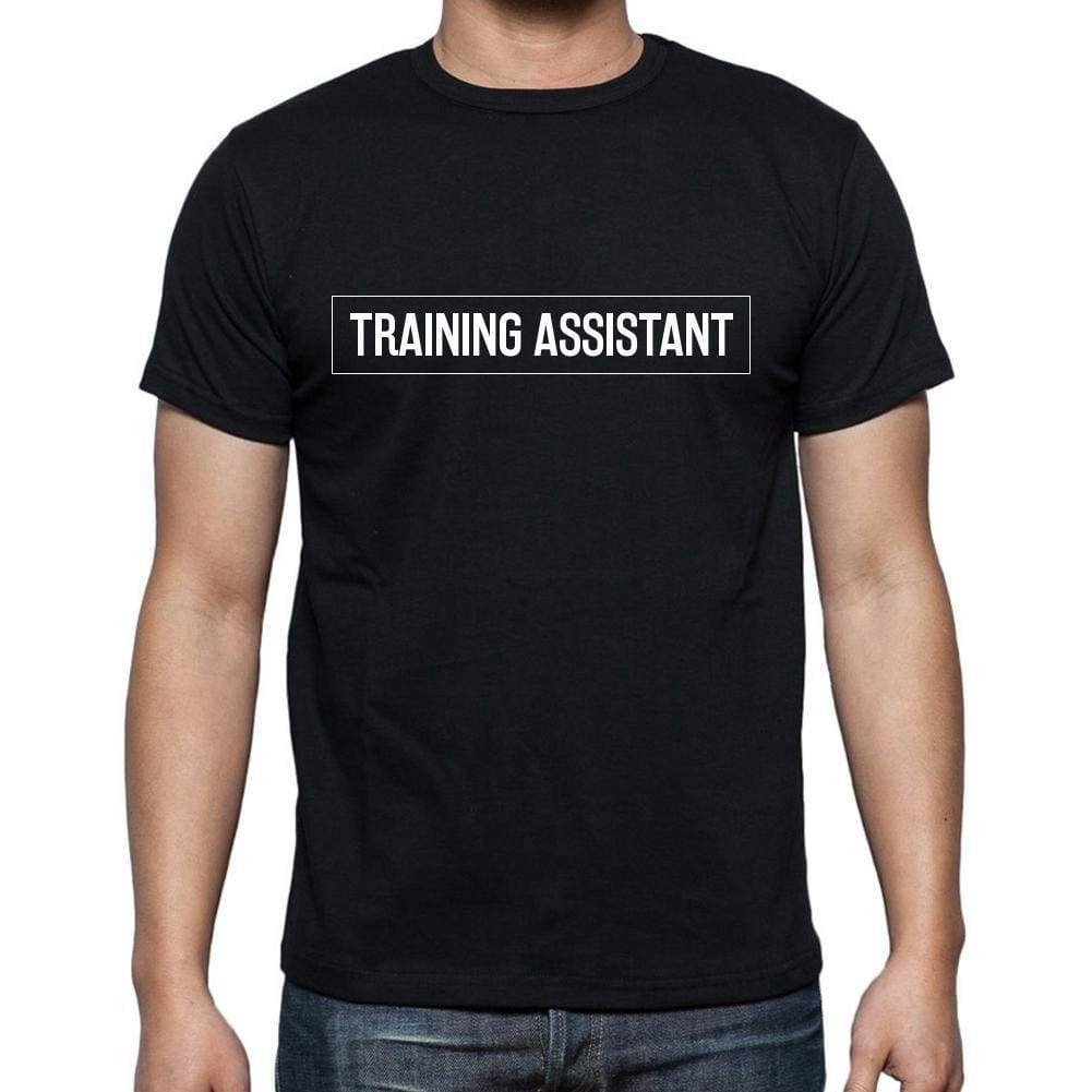 Training Assistant T Shirt Mens T-Shirt Occupation S Size Black Cotton - T-Shirt